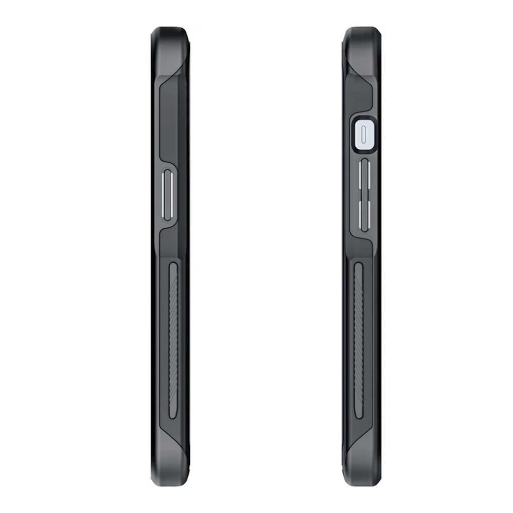 Foto 9 pulgar | Funda Ghostek Atomic para iPhone 13 Aluminio Transparente/ Negro