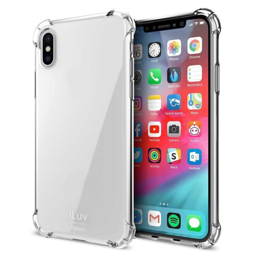 Funda Iluv Gelato Transparente para iPhone X y Xs Tpu