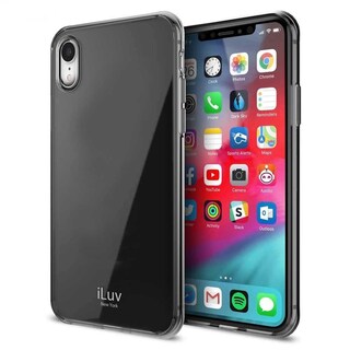 Foto 1 | Funda Iluv Vyneer color Negro Humo Translucido para iPhone Xr