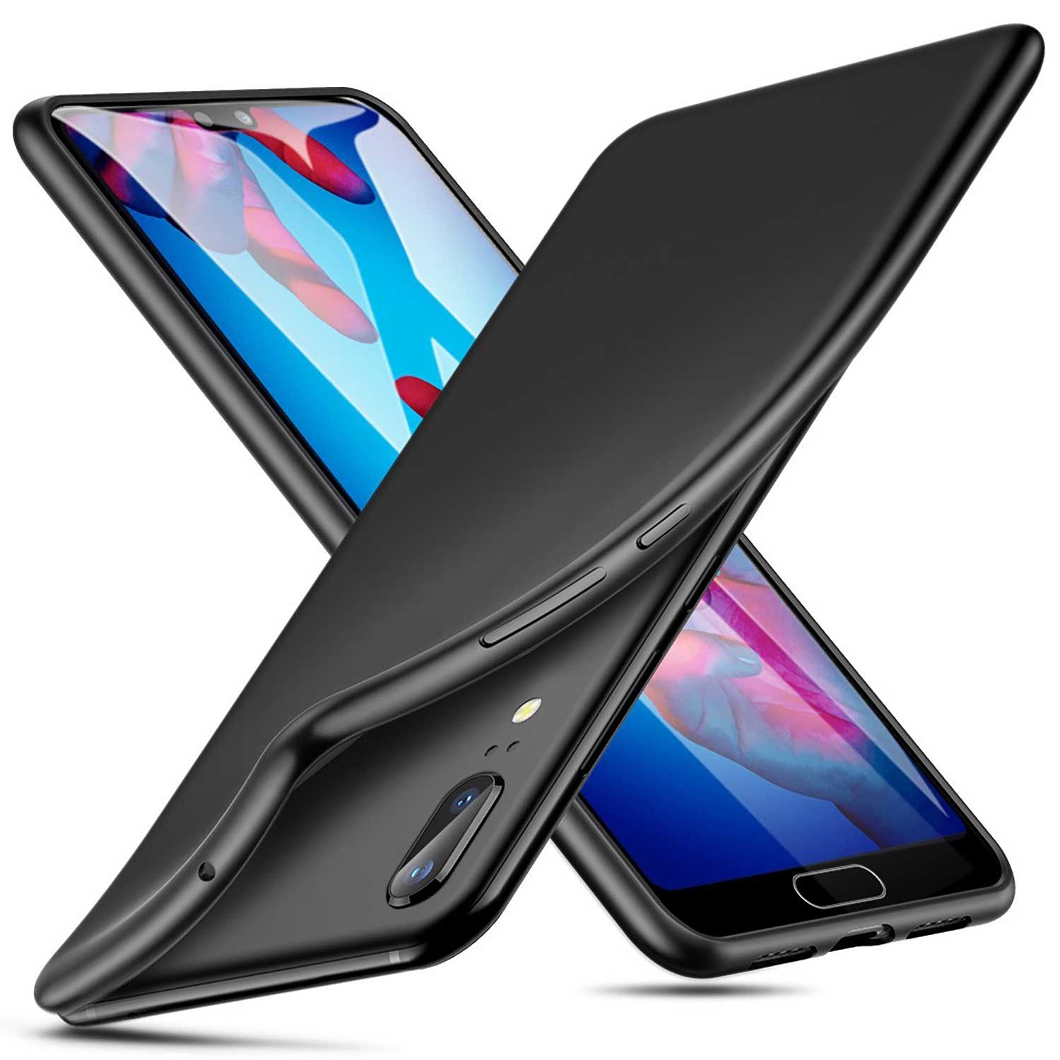 Foto 2 | Funda Esr Liquid Shield color Negro para Huawei P20
