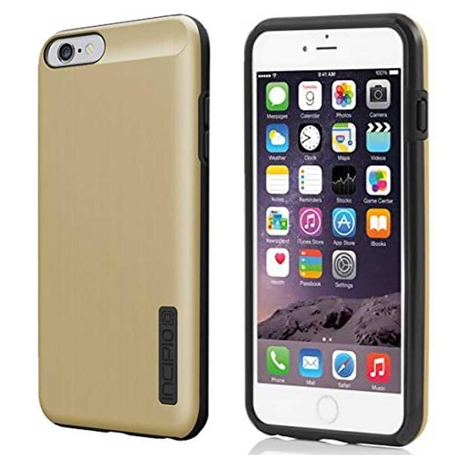 Foto 2 pulgar | Funda Incipio Dualpro Shine color Dorado para iPhone 6 y 6s
