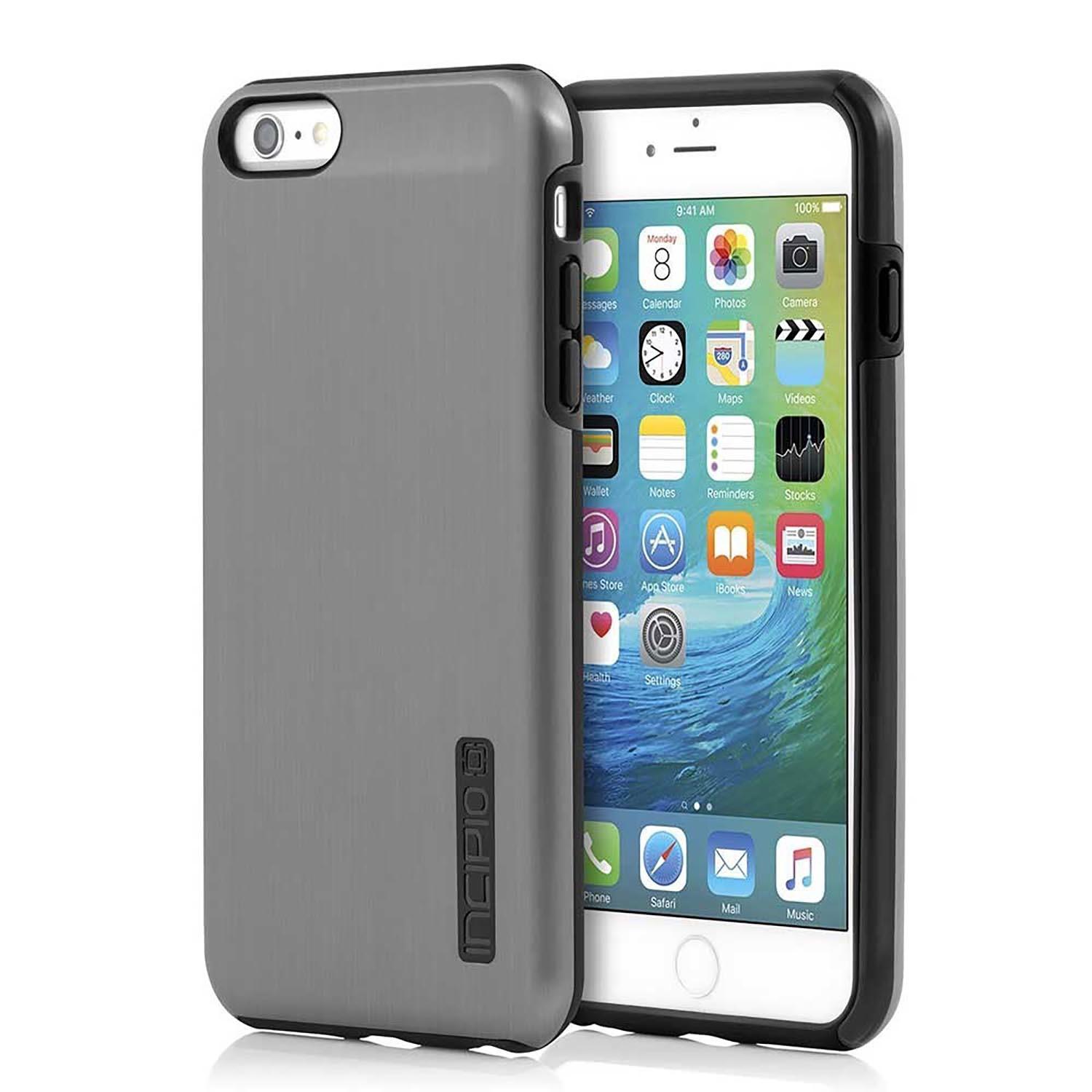 Foto 2 pulgar | Funda Incipio Dualpro Shine color Gris para iPhone 6 Plus