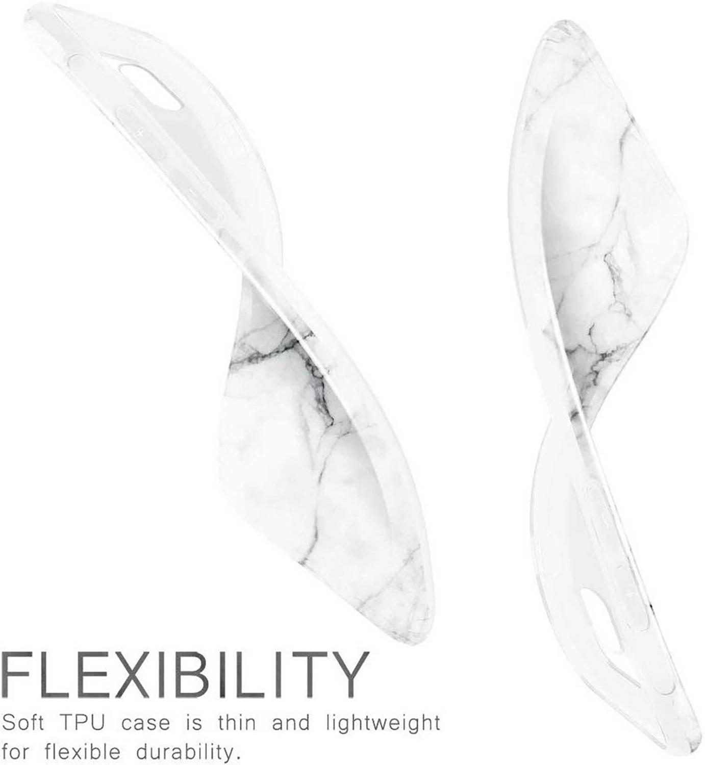 Foto 3 pulgar | Funda Esr color Blanco Diseño de Mármol para iPhone Xs y iPhone X