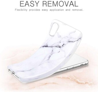 Foto 3 | Funda Esr color Blanco Diseño de Mármol para iPhone Xs y iPhone X