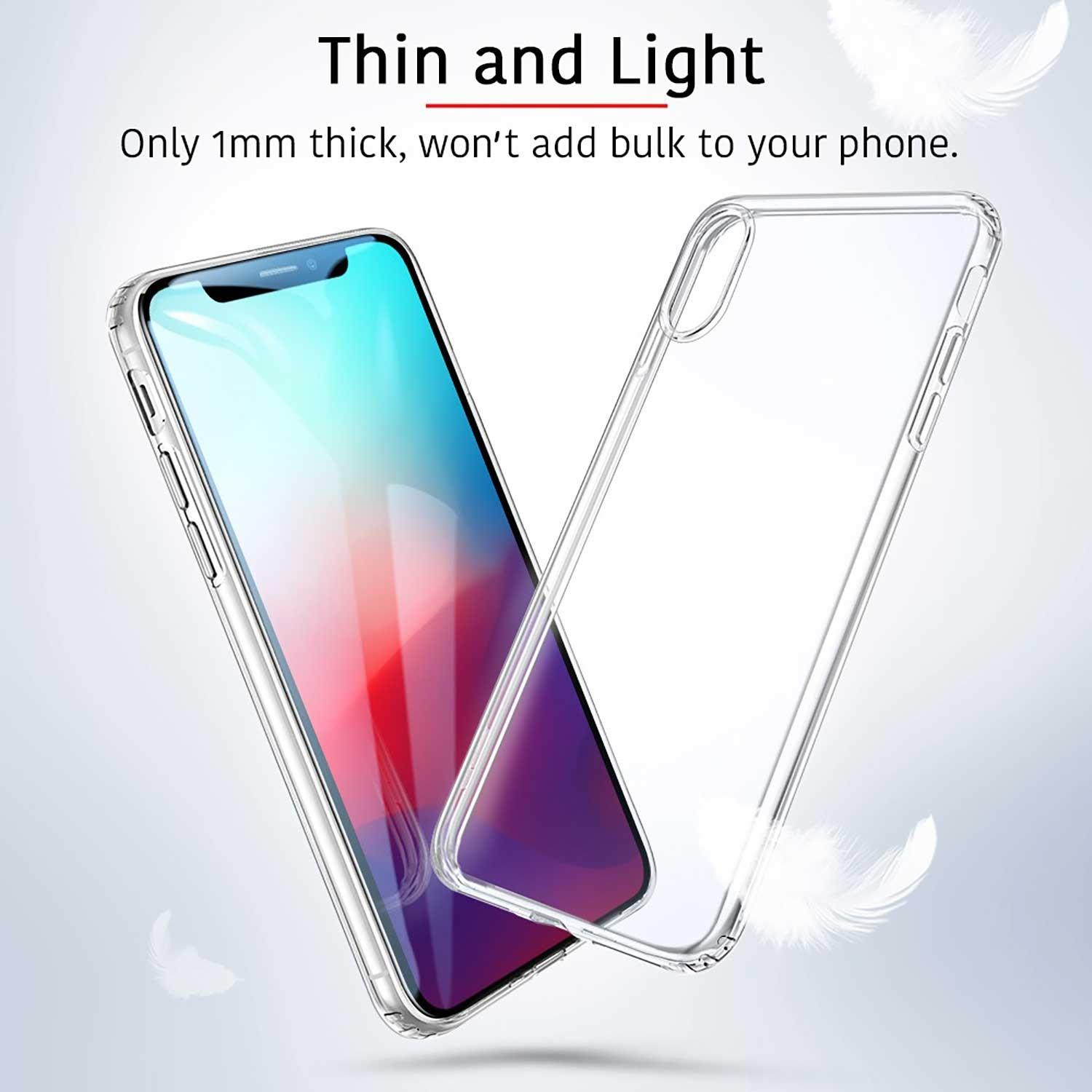 Foto 4 pulgar | Funda Esr Essential Zero Ultra Delgada Transparente para iPhone Xs Max