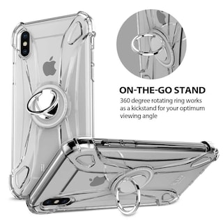 Foto 3 | Funda Iluv Crystal Ring Transparente para iPhone Xs Max