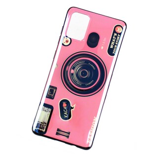 Foto 1 | Funda Triche para Samsung Galaxy A31 Diseño Cámara Vintage color Rosa