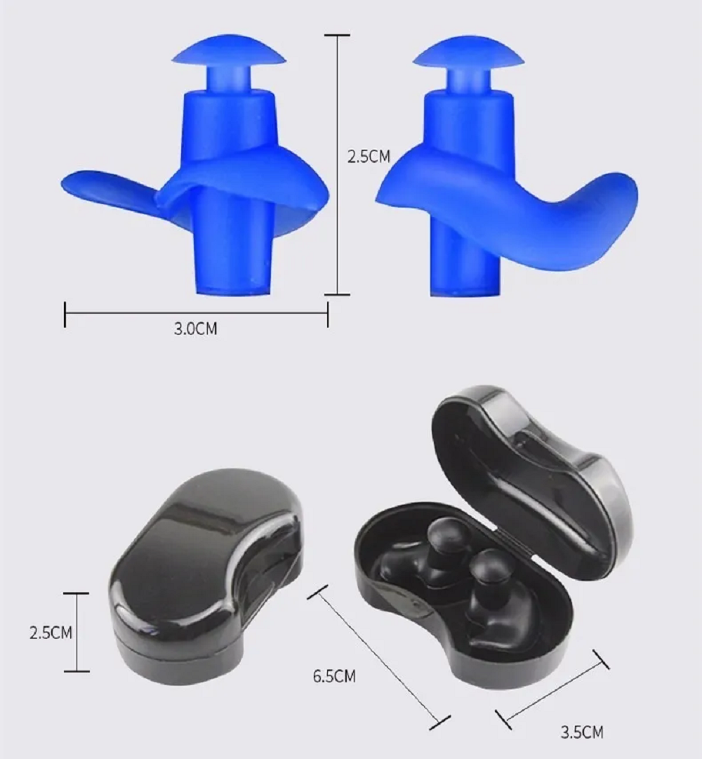 Foto 4 pulgar | Tres Pares de Tapones para Oídos Malubero Multicolor para Natación Reutilizables