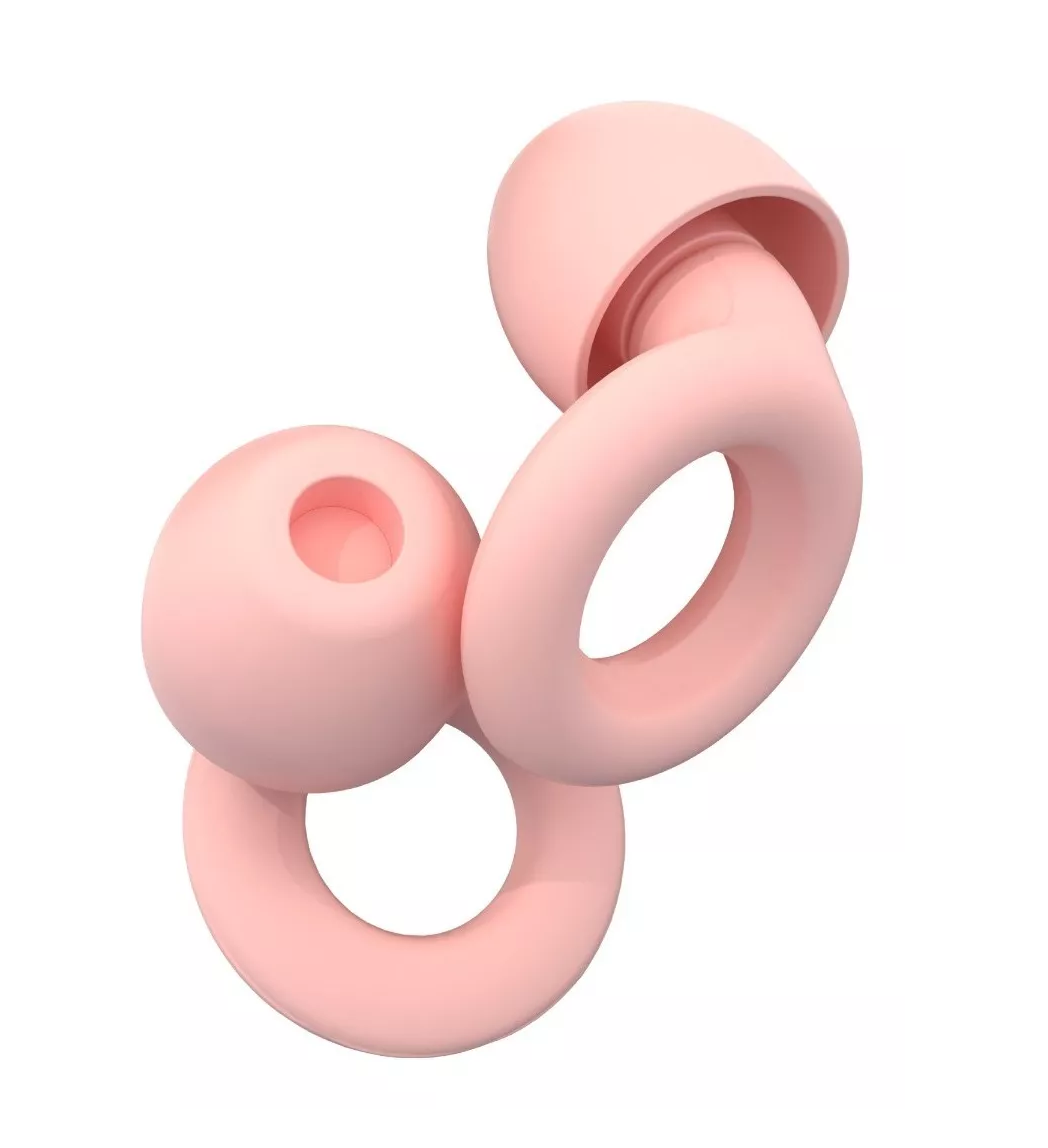 Foto 2 pulgar | Tapones para Oídos BELUG color Rosa con Reducción de Ruido 27 DB