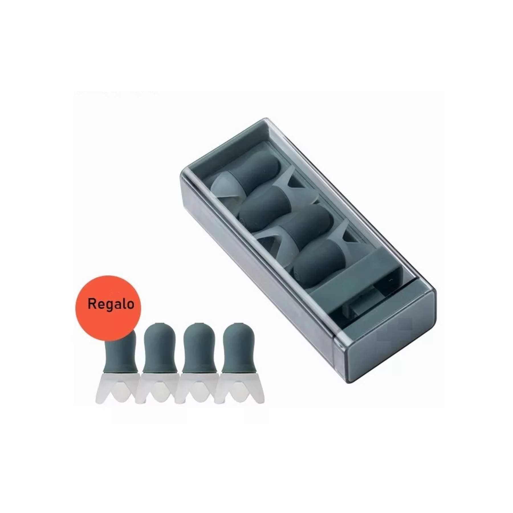 Foto 7 pulgar | Tapones para los Oídos BELUG con Reducción de Ruido 2 Pares Verde