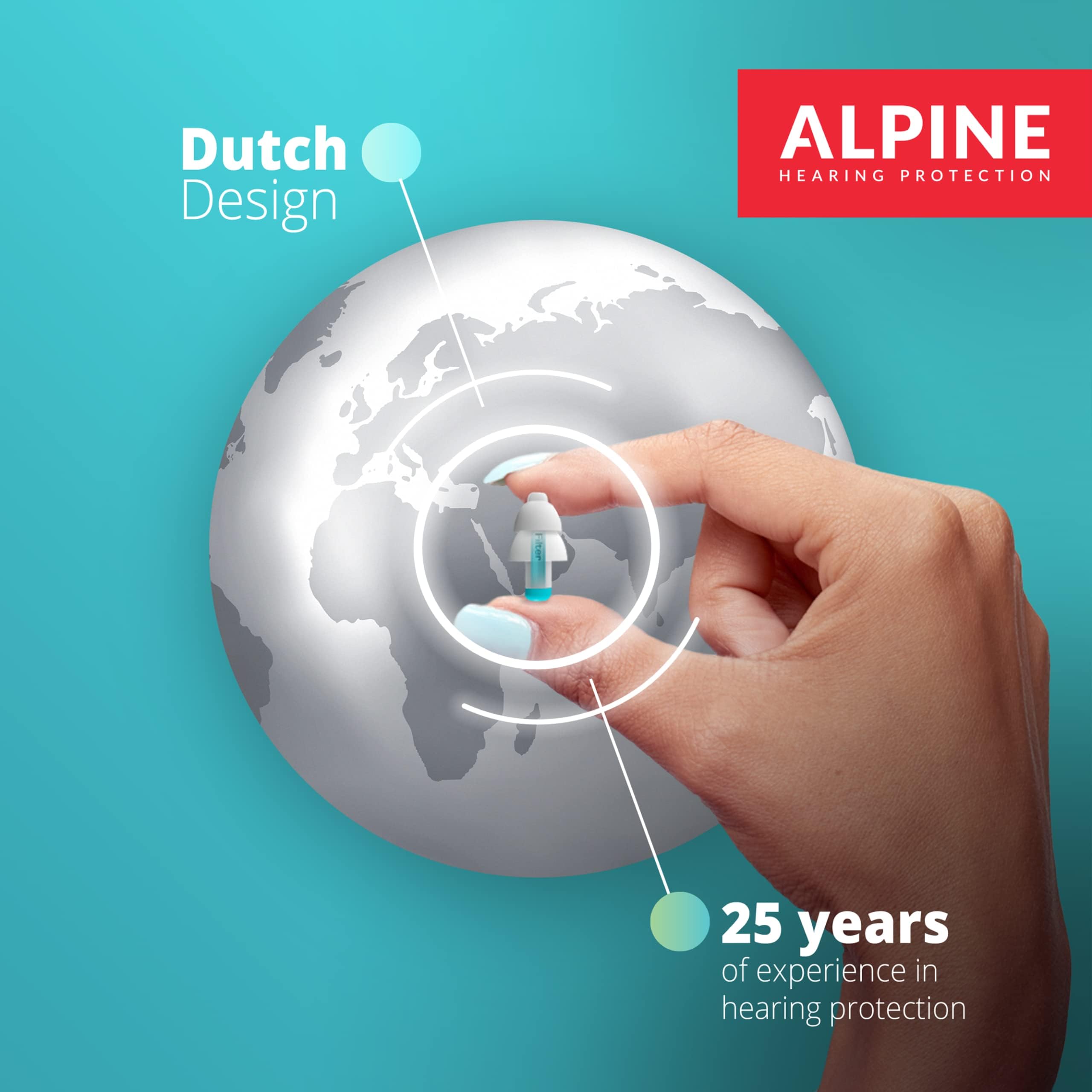 Foto 7 pulgar | Tapones Para Los Oídos Alpine Pluggies Filtered 25 Db Para Niños De 5 A 12 Años - Venta Internacional.