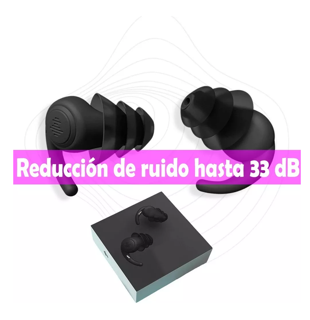 Foto 3 pulgar | Tapones De Oídos Lab.g Con Cancelación De Ruido Impermeables, Negro