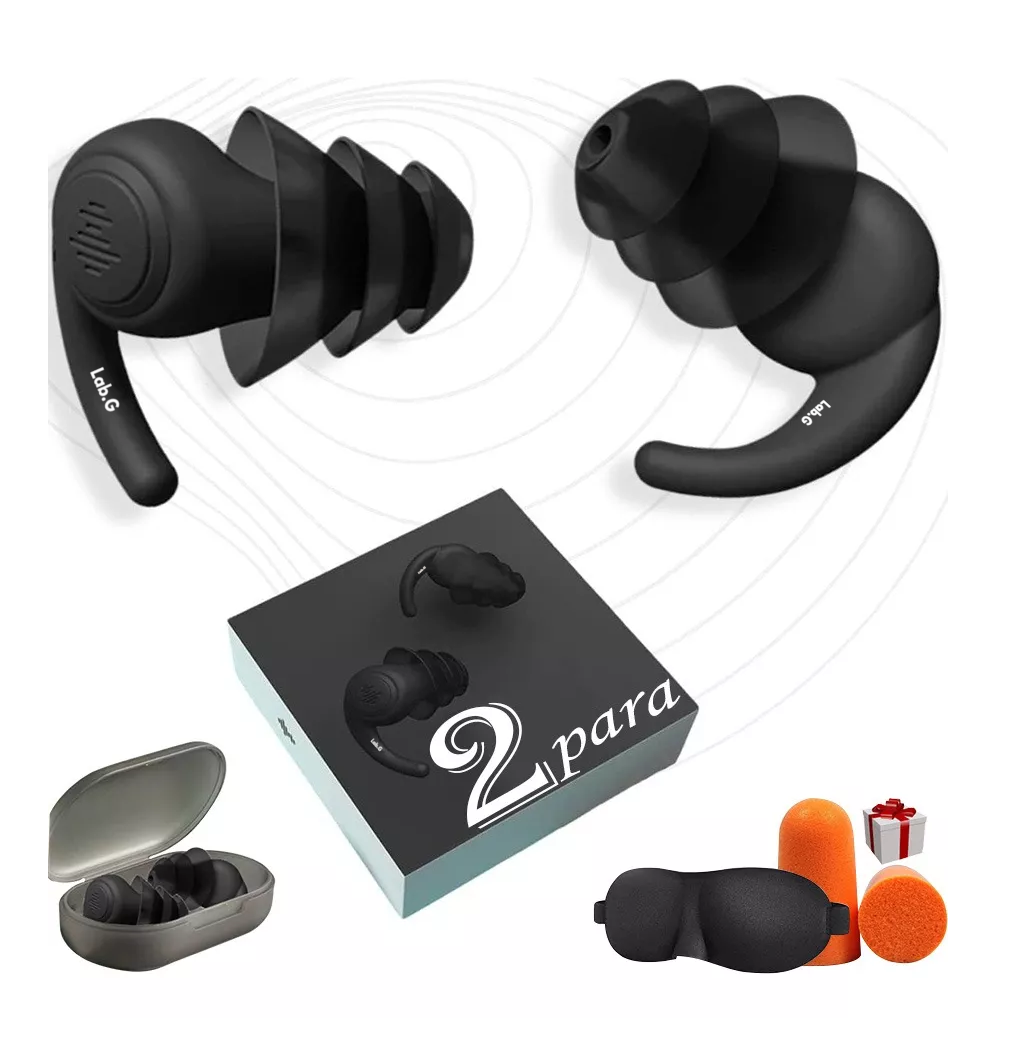 Foto 4 pulgar | Tapones De Oídos Lab.g Con Cancelación De Ruido Impermeables, Negro