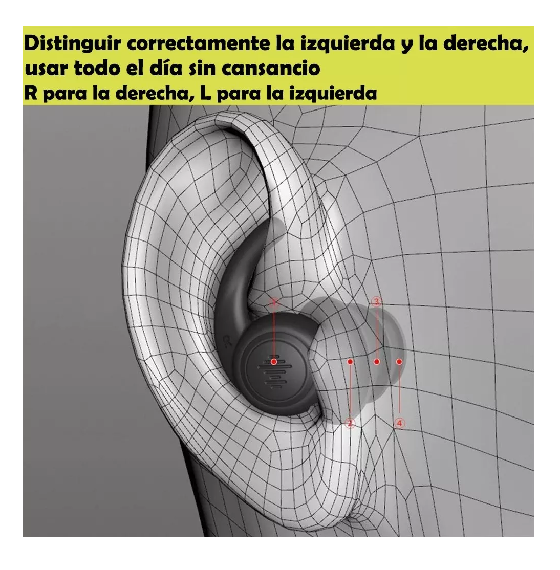 Foto 5 | Tapones De Oídos Lab.g Con Cancelación De Ruido Impermeables, Negro