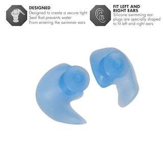 Foto 2 | Tapones Para Natación Tyr Moldeados En Silicona Con Funda De Transporte - Venta Internacional.