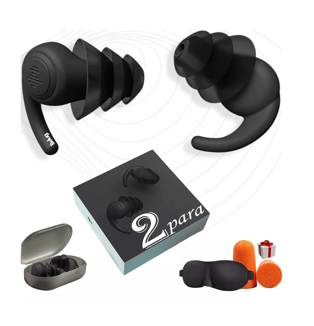 Foto 4 pulgar | Tapones De Oídos Belug Con Cancelación De Ruido Impermeables, Negro