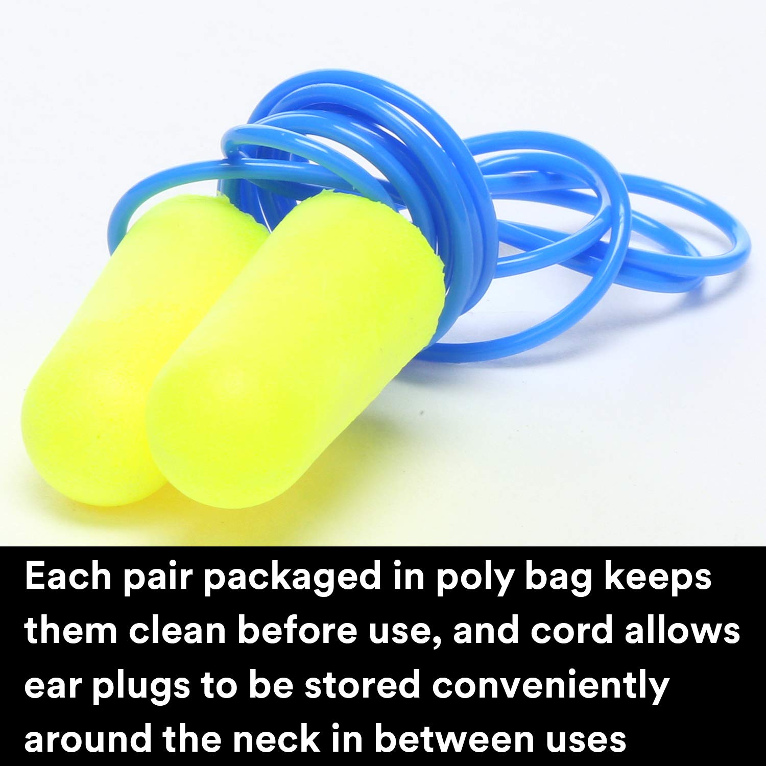 Foto 2 | Tapones Para Los Oídos 3m E-a-rsoft Yellow Neons 311-1250, 200 Pares Con Cable - Venta Internacional.
