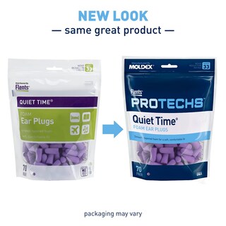 Foto 2 | Tapones Para Los Oídos Flents Para Dormir Roncar Y Hacer Ruidos Fuertes Nrr 33 Color Morado - Venta Internacional.
