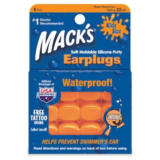 Foto 1 | Tapones Para Oídos Mack's De Silicona Moldeable Para Niños Tamaño 6 Pares Paquete De 6 - Venta Internacional.