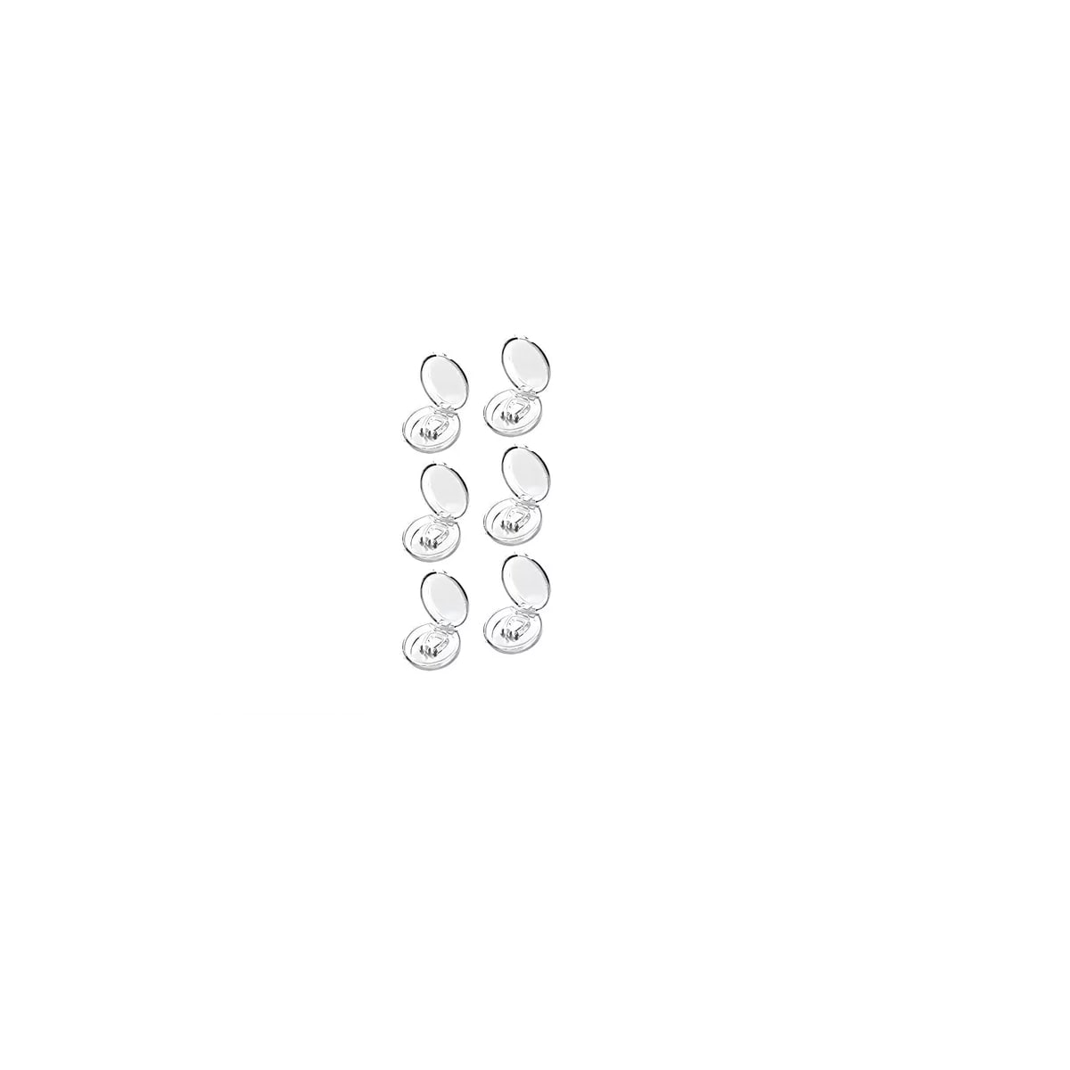 Kit 6 Anti Ronquido Tapon Nasal Silicona  Eo Safe Imports  Esi-17550  Transparente $439
