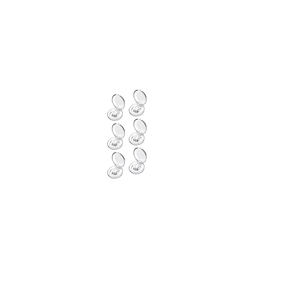 Foto 2 pulgar | Kit 6 Anti Ronquido Tapon Nasal Silicona  Eo Safe Imports  Esi-17550  Transparente