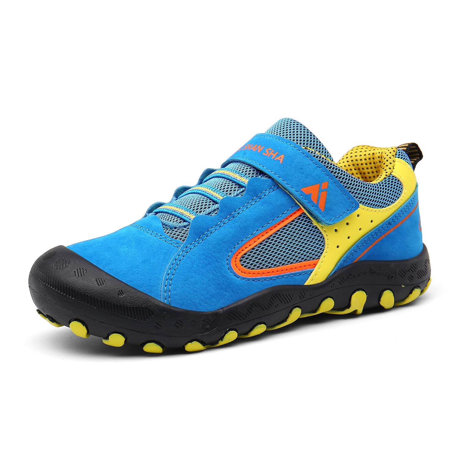 Foto 1 | Zapatos De Senderismo Mishansha Para Niños Y Niñas, Azules, Talla 2, Para Niños Pequeños - Venta Internacional.