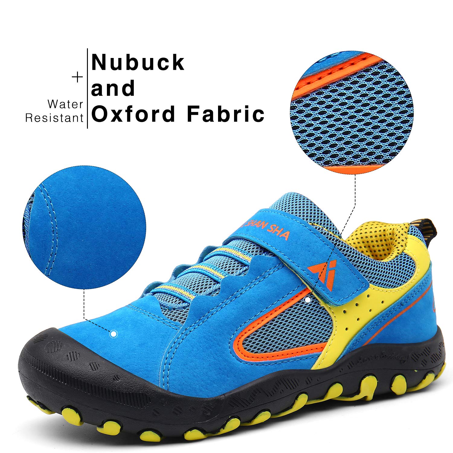 Foto 3 pulgar | Zapatos De Senderismo Mishansha Para Niños Y Niñas, Azules, Talla 2, Para Niños Pequeños - Venta Internacional.