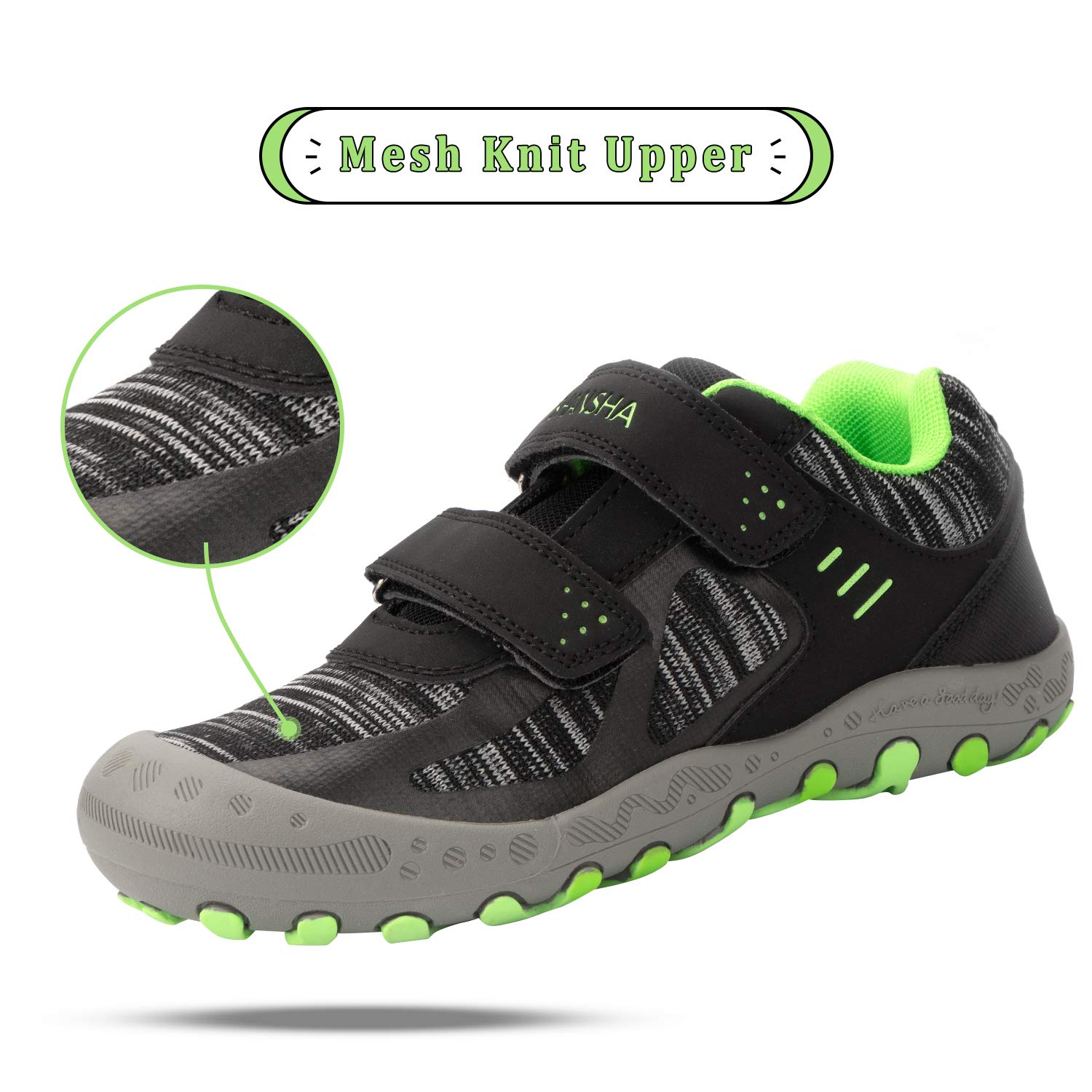 Foto 4 pulgar | Zapatos De Senderismo Mishansha Para Niños Y Niñas Al Aire Libre, Negros, 9 - Venta Internacional.