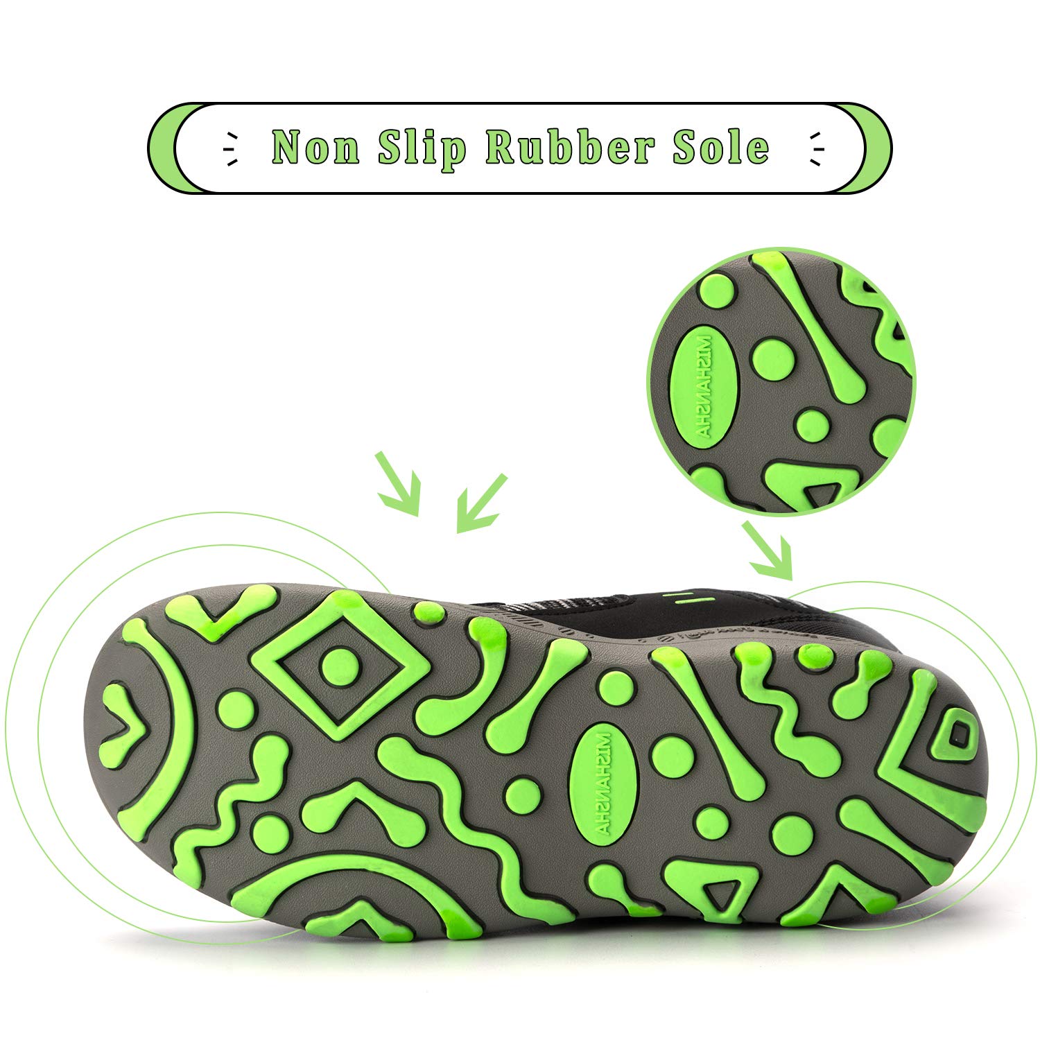 Foto 6 pulgar | Zapatos De Senderismo Mishansha Para Niños Y Niñas Al Aire Libre, Negros, 9 - Venta Internacional.