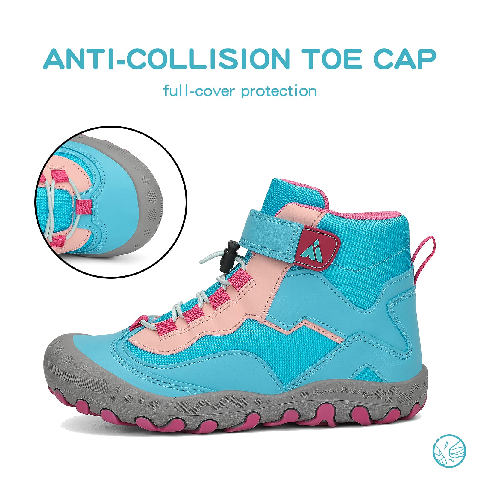Foto 4 pulgar | Botas De Senderismo Mishansha Para Niños Resistentes Al Agua Y Anticolisión - Venta Internacional.