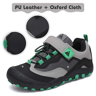 Foto 2 | Zapatos De Senderismo Mishansha Para Niños Y Niñas, Talla Baja, Negro/verde 13 - Venta Internacional.