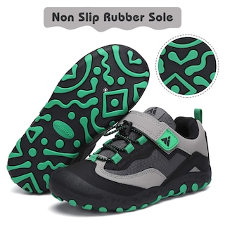 Foto 6 | Zapatos De Senderismo Mishansha Para Niños Y Niñas, Talla Baja, Negro/verde 13 - Venta Internacional.