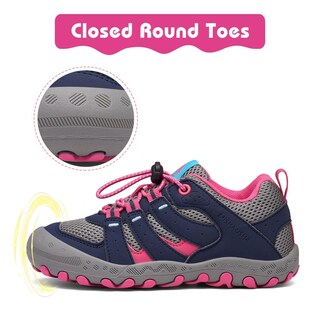 Foto 3 | Zapatos De Senderismo Mishansha Low Top Sneakers Kids Rose 9t - Venta Internacional.