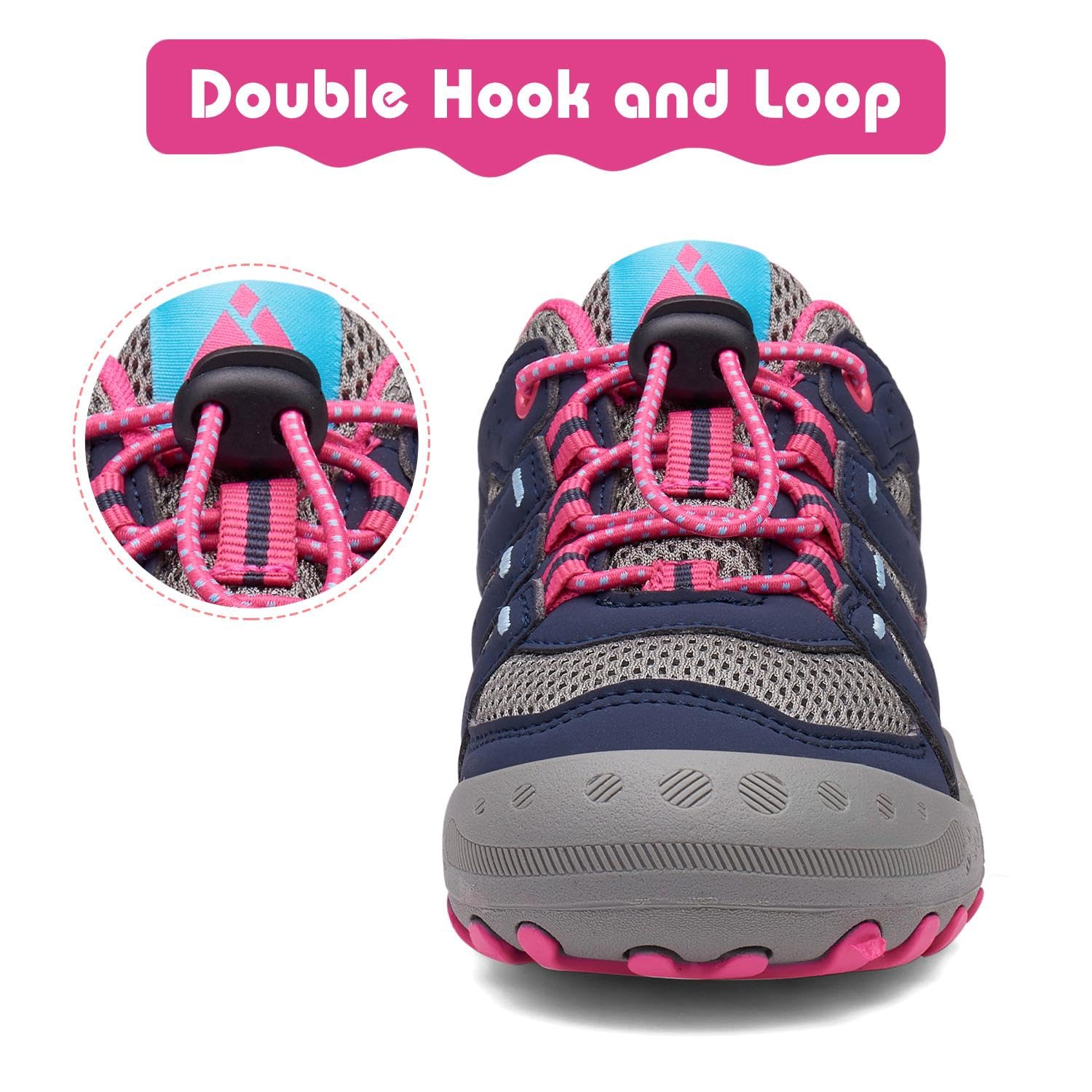 Foto 7 pulgar | Zapatos De Senderismo Mishansha Low Top Sneakers Kids Rose 9t - Venta Internacional.