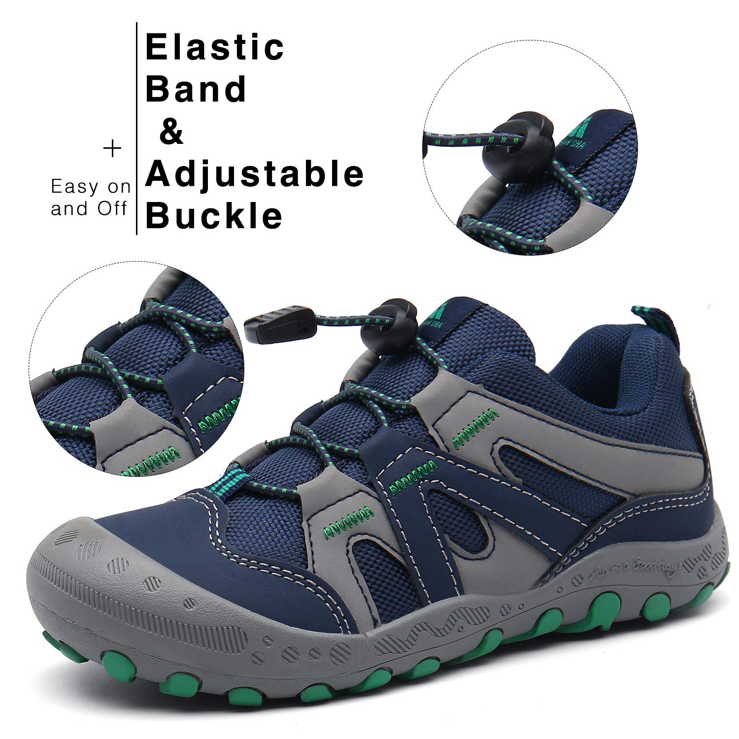 Foto 6 pulgar | Zapatos De Senderismo Mishansha Kids, Azul Oscuro, Talla 6, Big Kid - Venta Internacional.