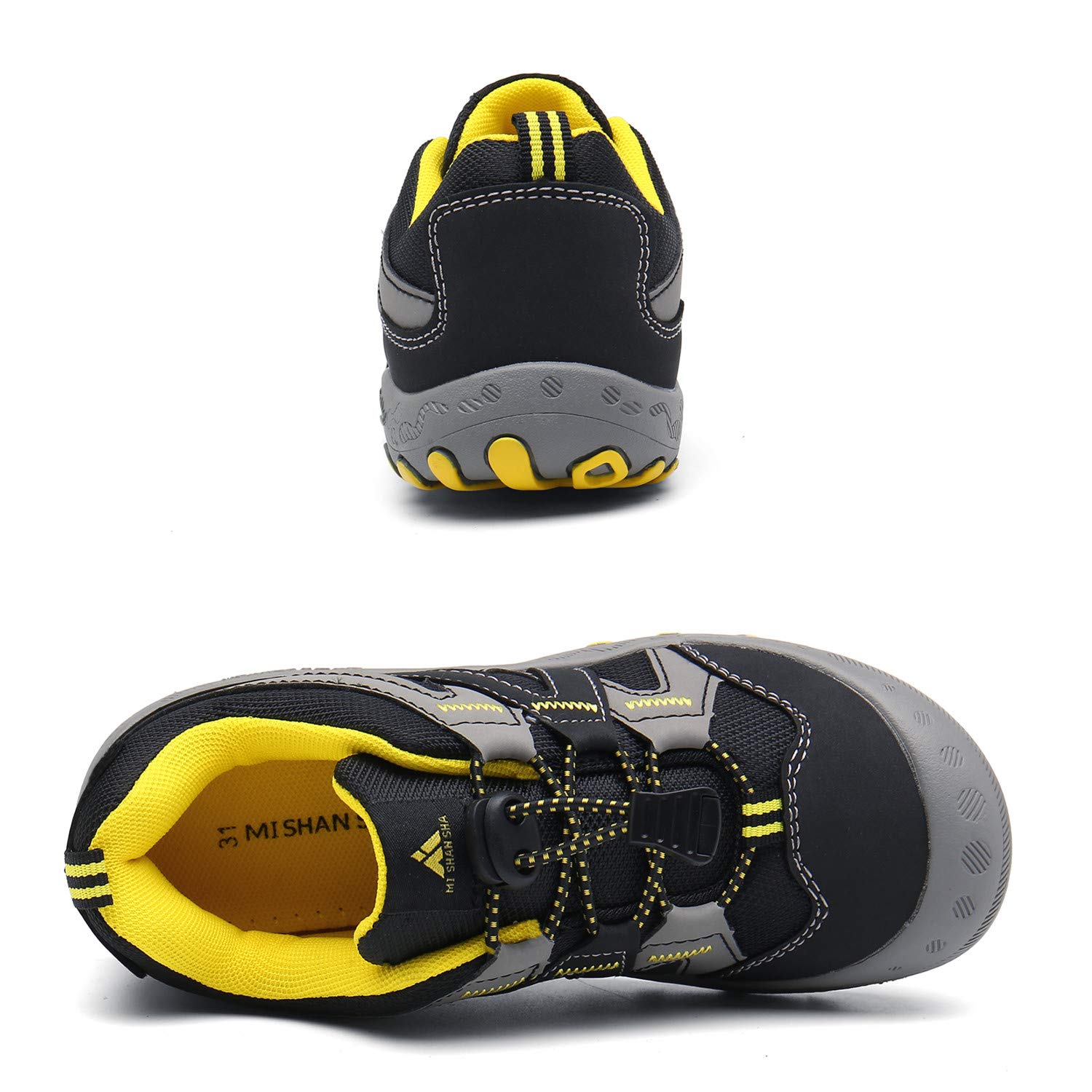 Foto 7 pulgar | Zapatos De Senderismo Mishansha Low Top Sneakers Negros Para Niños 6.5 - Venta Internacional.