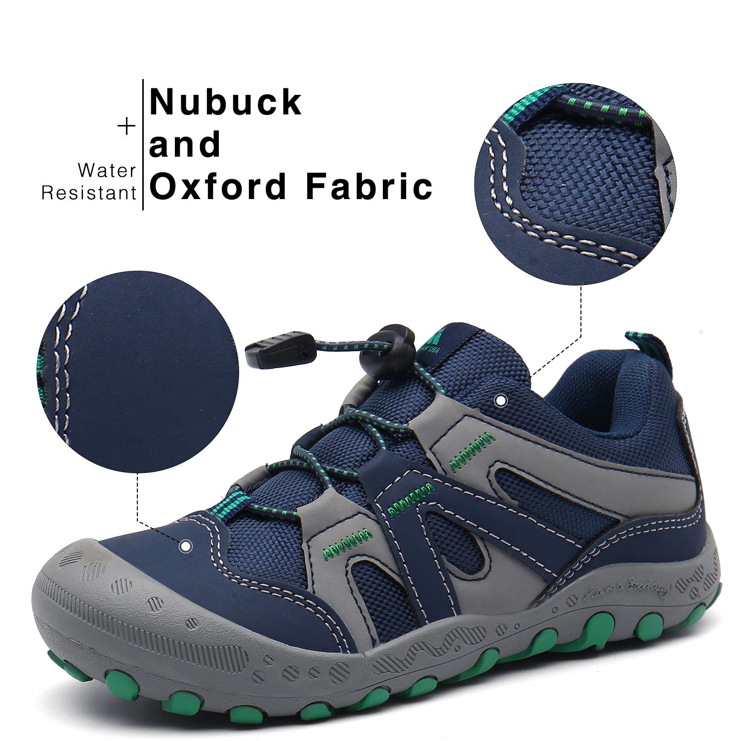 Foto 3 pulgar | Zapatos De Senderismo Mishansha Kids, Azul Oscuro, Talla 8.5 Para Niños Pequeños - Venta Internacional.