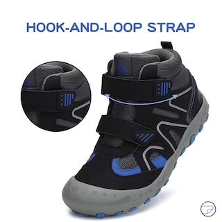 Foto 4 | Zapatos De Senderismo Mishansha Resistentes Al Agua Para Niños, Color Negro/azul - Venta Internacional.