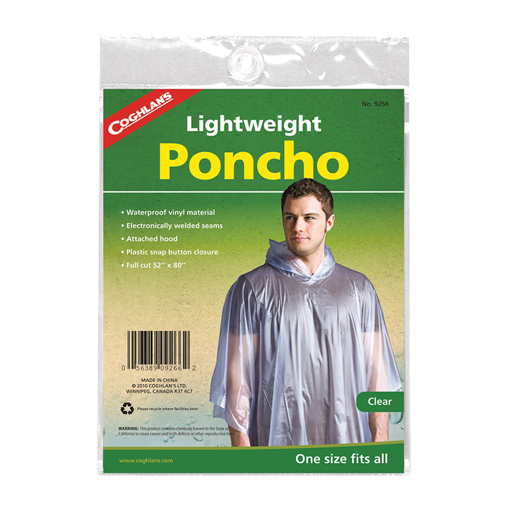 Foto 3 pulgar | Poncho Impermeable Coghlan's 9266 Transparente