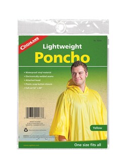 Foto 2 | Poncho Impermeable Coghlan's 9268 color Amarillo con Capucha