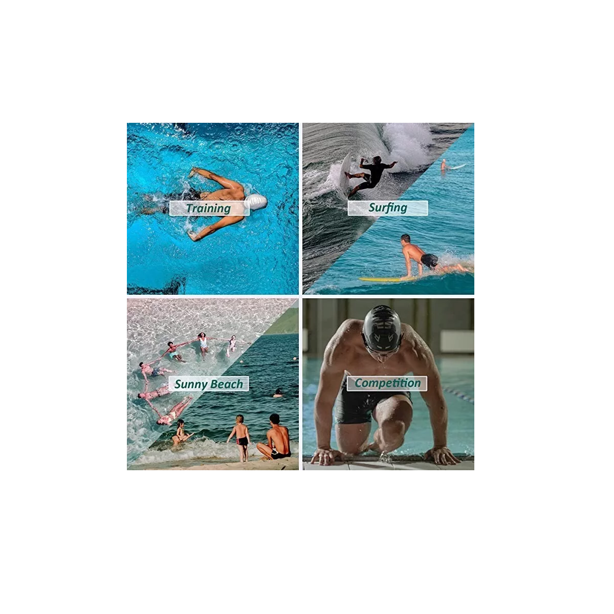 Foto 4 pulgar | Kit de Gafas de Natación + Traje de Baño para Hombre 5 En 1 4xL  Eo Safe Imports Esi-8494 color Negro