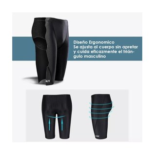 Foto 2 | Traje de Natación Eo Safe Imports Esi9623 color Negro para Hombre