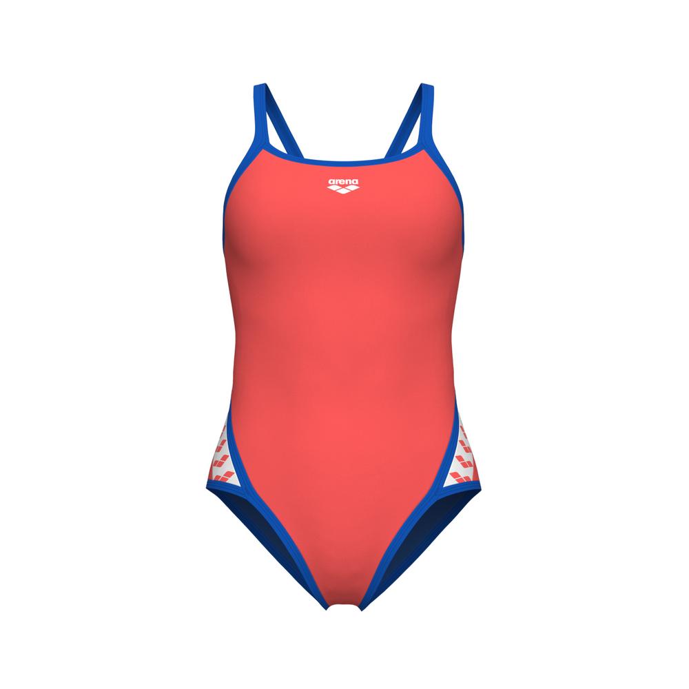 Foto 9 pulgar | Traje De Baño Arena Icons Super Fly Back Solid Para Mujer Coral Claro