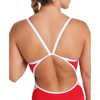 Foto 5 | Traje De Baño Arena Icons Super Fly Back Solid Para Mujer Rojo