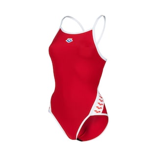 Foto 8 | Traje De Baño Arena Icons Super Fly Back Solid Para Mujer Rojo