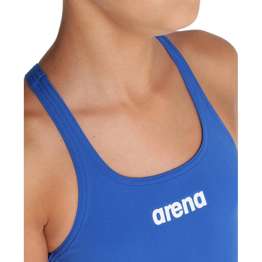 Foto 5 pulgar | Traje de Baño Arena Team Solid S Azul para Niñas