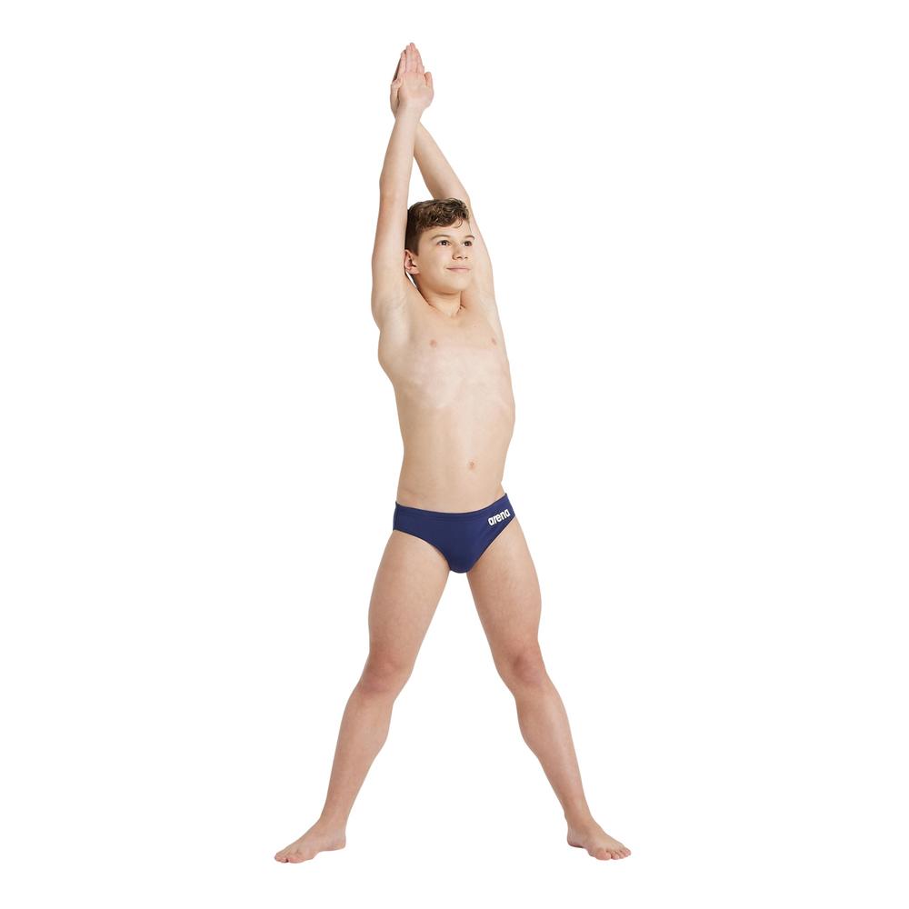 Foto 4 pulgar | Traje de Baño Arena Solid Brief Jr Azul Marino para Niño
