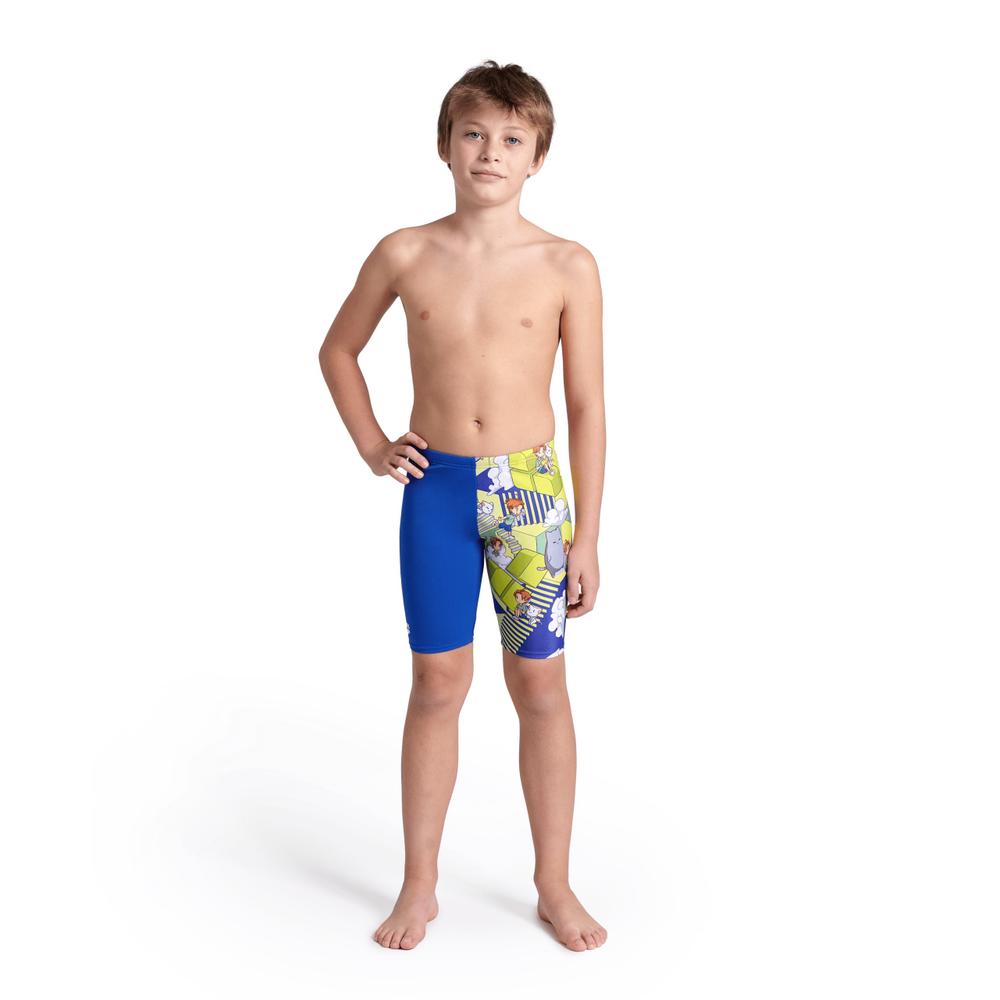 Foto 5 pulgar | Traje De Baño Arena Fantasize Jammer Para Niño Azul Marino