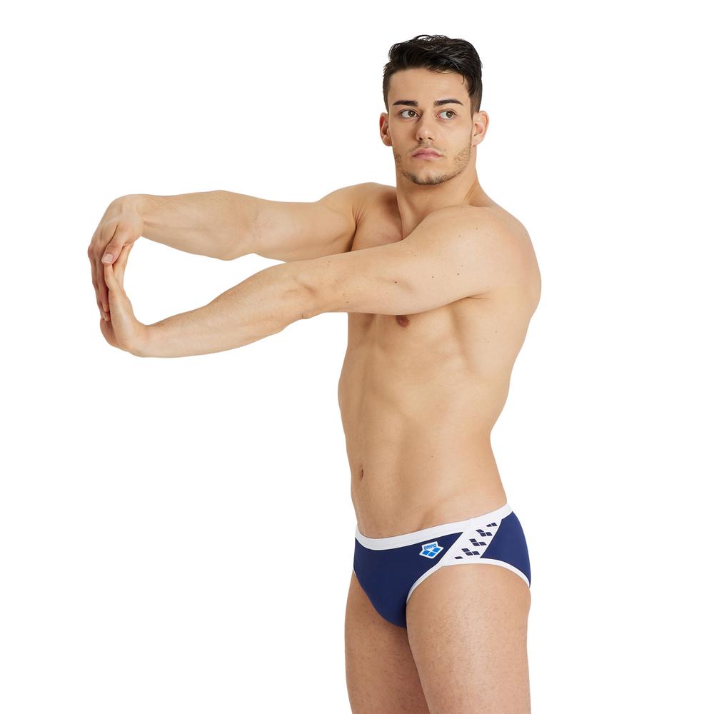 Foto 2 pulgar | Traje De Baño Arena Icons Solid Brief Para Hombre Azul