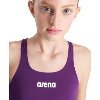 Foto 5 | Traje de Baño Arena Team Solid S Púrpura para Niñas
